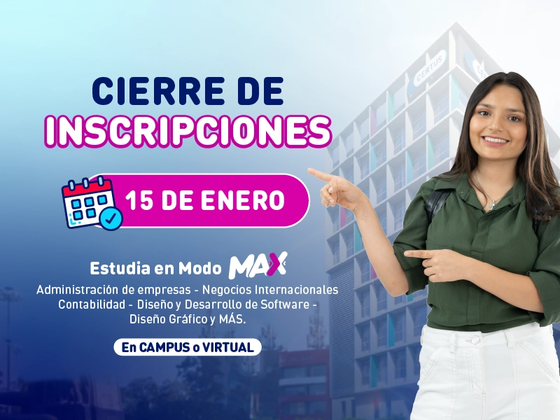 cierre de inscripciones